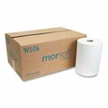 Morcon 10 INCH ROLL TOWELS, 1-PLY, 10in X 800 FT, WHITE, 6PK W106